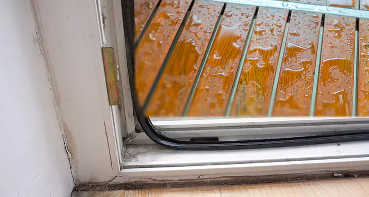 Water Leaking Wooden Patio Doors Repair in University, FL